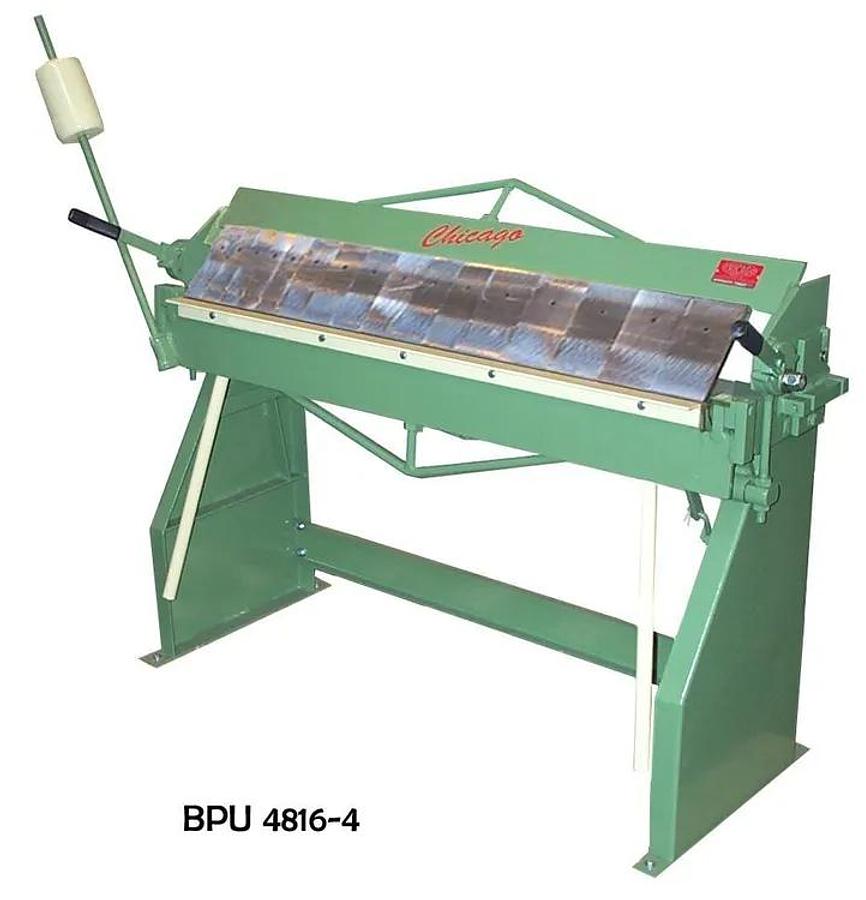 CHICAGO Dreis & Krump Model BPU 4816-4 Box & Pan Portable Hand Bending Brake, 48" x 16 gauge