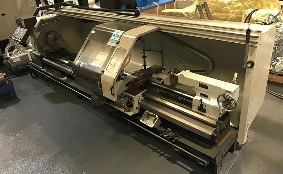 HANKOOK 7NB x 4000 CNC Lathe with FANUC 21T Control