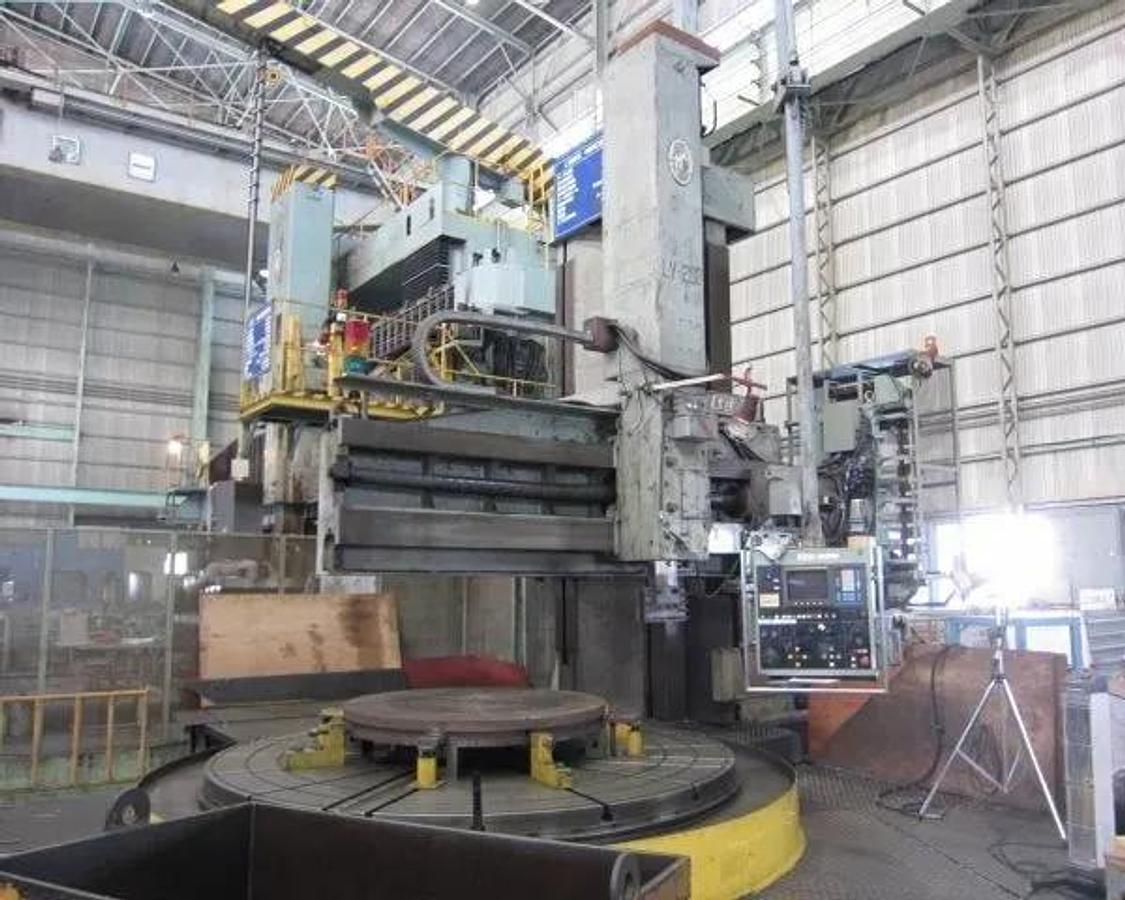 Used Used O-M TMS 30/70 Vertical Turret Lathe; 118" Table, 276" Swing, 112" Under the Rail