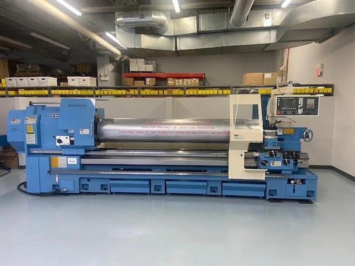 DAINICHI Precision CNC Lathe Model DLX75Bx3000, with FANUC Easy CNC Guide Programming