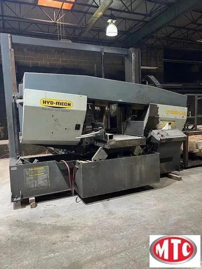 HYD-MECH H-28A Automatic horizontal band saw, 28" x 28" Capacity, 2' Wide Saw Blade