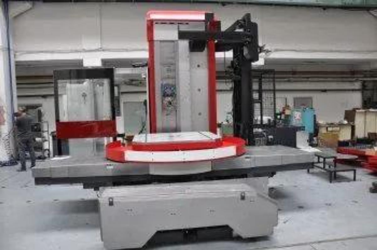 FERMAT WFC 10 CNC Cross Table Type (Moving Saddle) Horizontal Boring Mill  3.9" spindle dia. CAT 50, 3,000 rpm