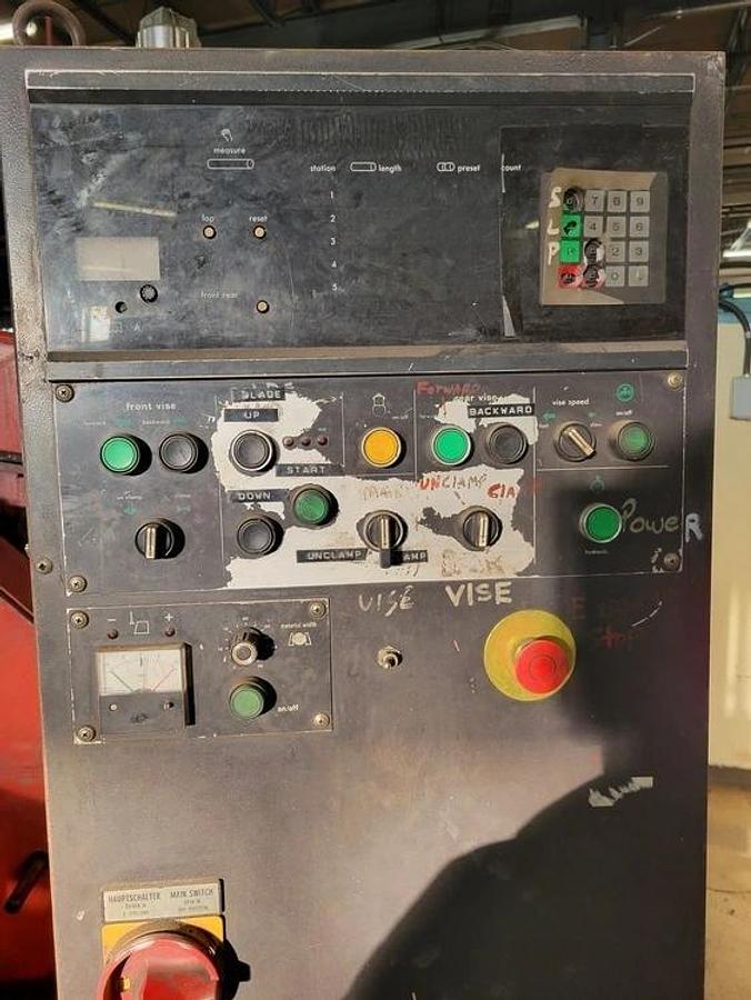 Used AMADA Model HKA-800 Horizontal Bandsaw 20" x 31.5" Fully Automatic, Reconditioned, 80" infeed stoke