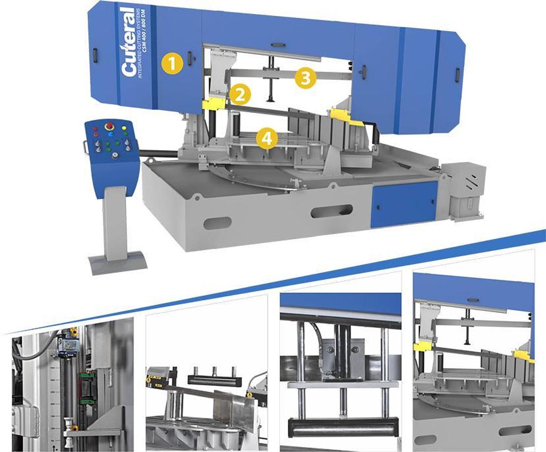 CUTERAL Column Saw CSM 400 – 800 DM