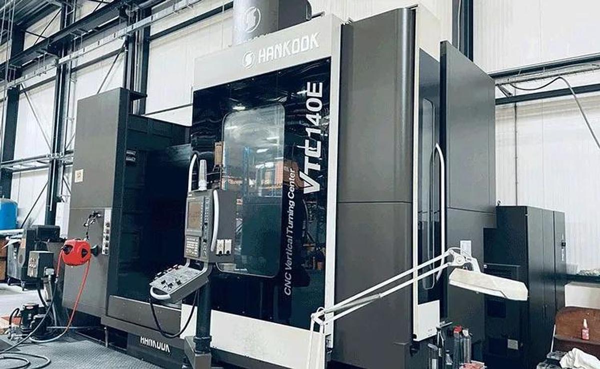 Used HANKOOK VTC140E Ram Type Vertical Boring & Turning Machine with C-Axis & Driven Tools