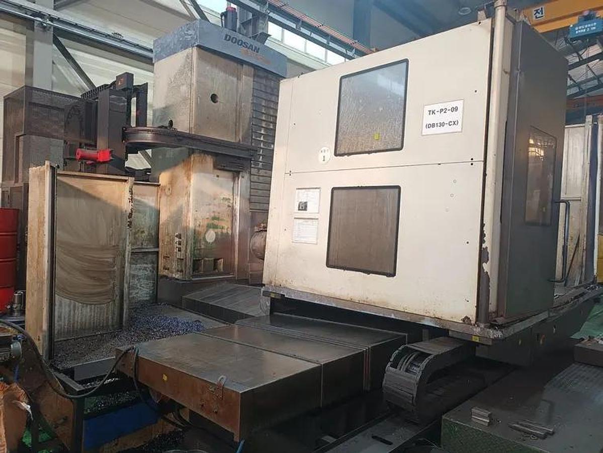 Used 2008 DOOSAN HBM Model DBC 130CX: Travels  X= 118.1", x Y= 78.7" ,x Z= 62.9", 40 ATC, BT 50