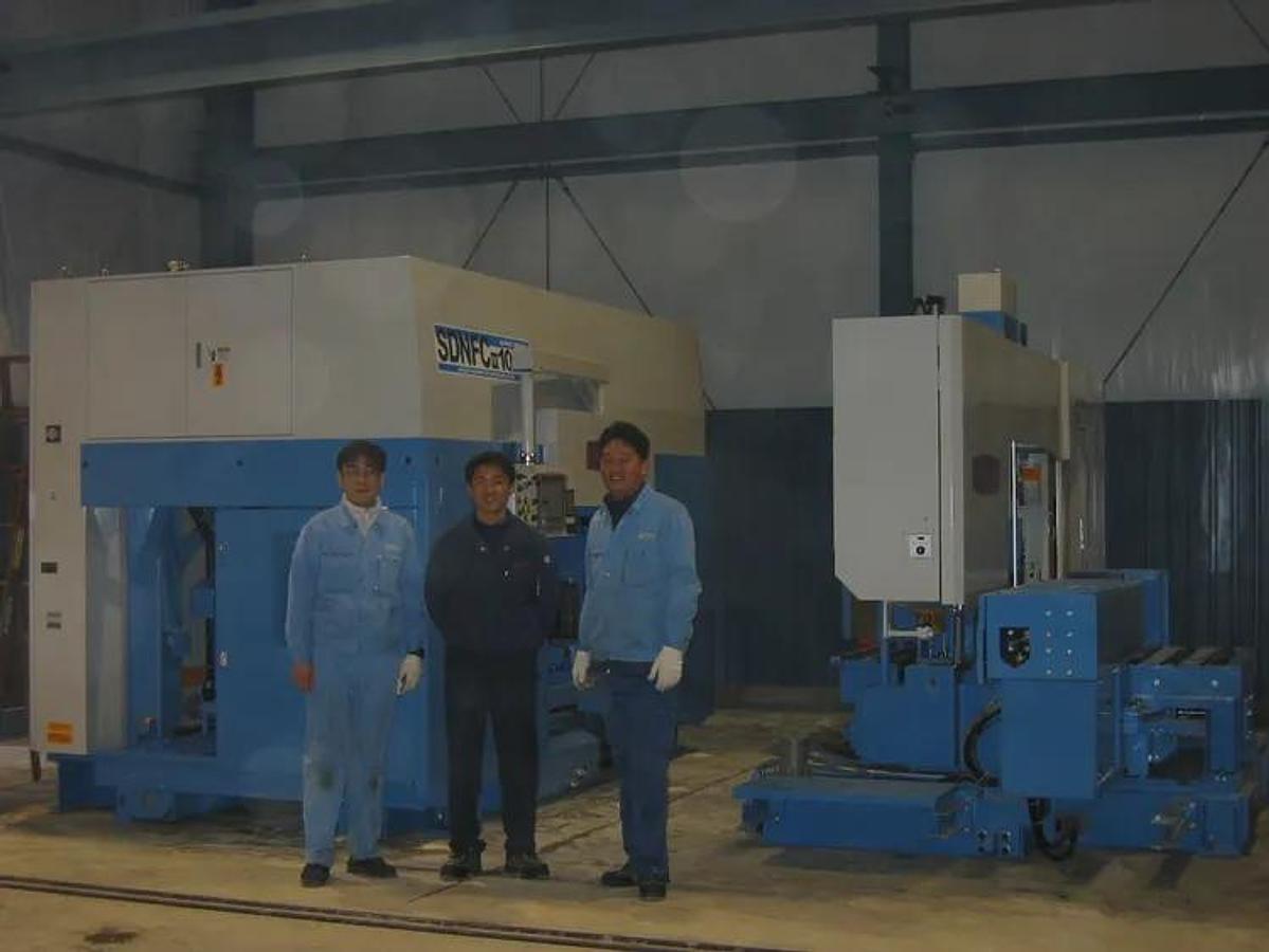 Used DAITO High Speed Drill for Structural Steel  Model SDNFC 050 40" X 20" Capacity, 3 Spindles
