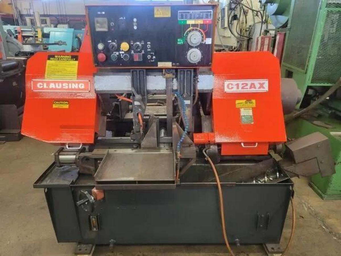 CLAUSING/Cosen Model C12AX Horizontal Bandsaw Capacity 12" x 14" 11.8" Rounds