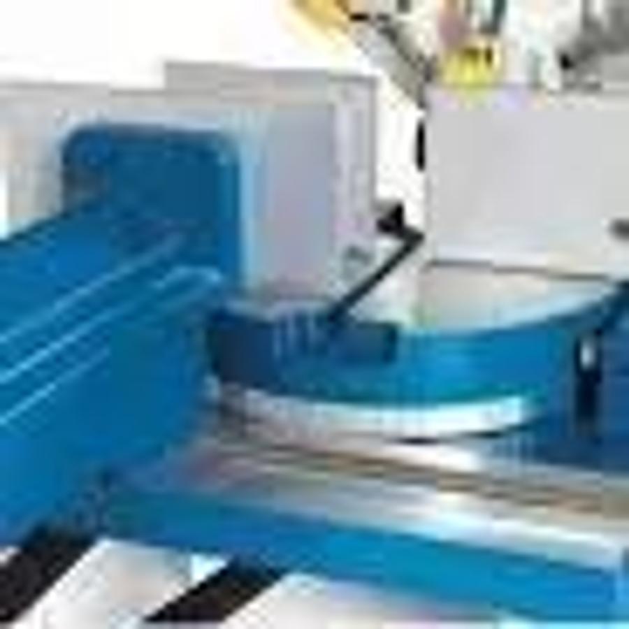 KNUTH Double Mitering Horizontal Bandsaw Model SBS 255 10" Round Capacity