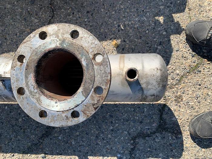 Used Heat Exchanger, Shell & Tube, 100 SF, S/st, 150 PSI, B #S743656
