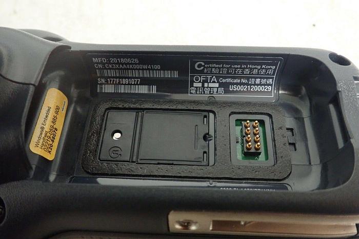 Used Intermec CK3XAA4K000W4100 Handheld Barcode Scanner CK3X w/ Battery & Cradle AD20