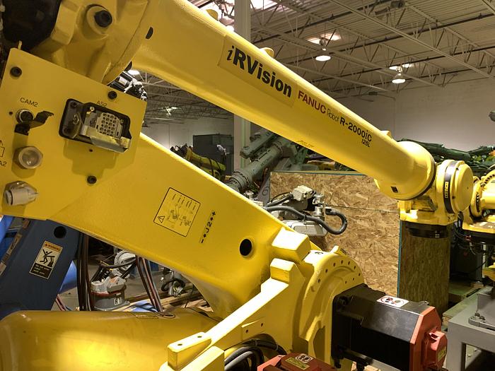 Used FANUC R2000iC/125L 6 AXIS CNC ROBOT WITH R30iB CONTROLLER, IR VISION, 125KG X 3,100 MM H REACH