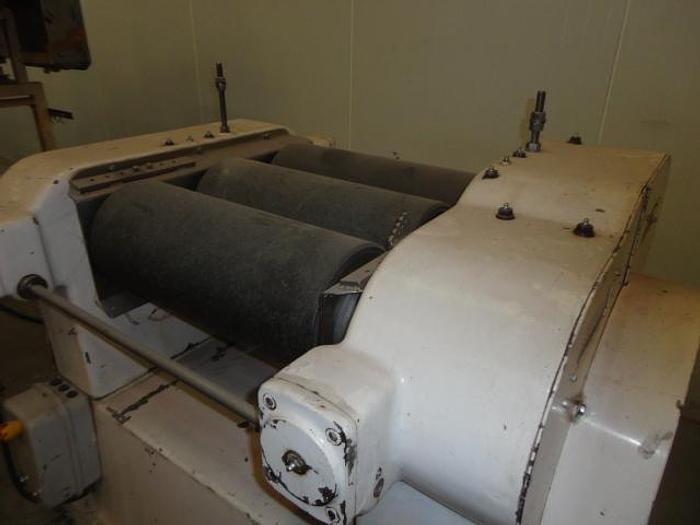 Used 3 roll refiner, granite rolls