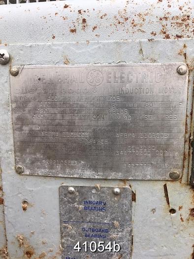 Used GE 400 HP AC Motor, 705 RPM, 460 Volts #41054