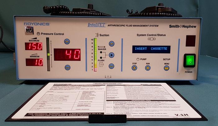 D'occasion Smith+Nephew Dyonics IntelliJET Arthroskopisches Fluidmanagementsystem HERMES-Steuereinheit 7210064