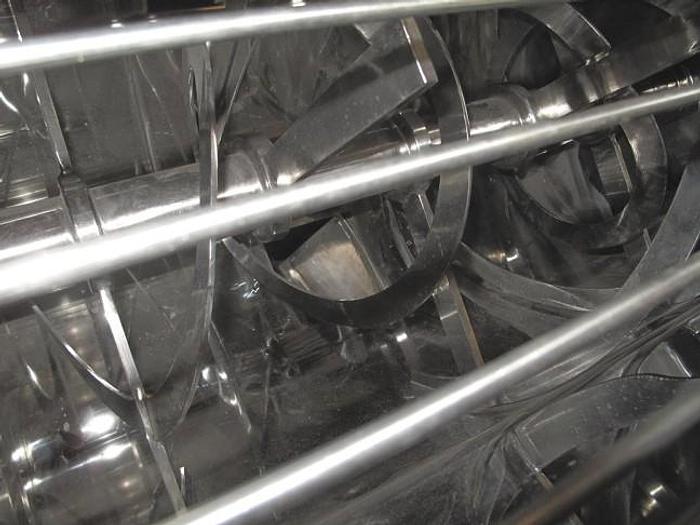 10 Cubic Foot Stainless Steel Double Ribbon Blender