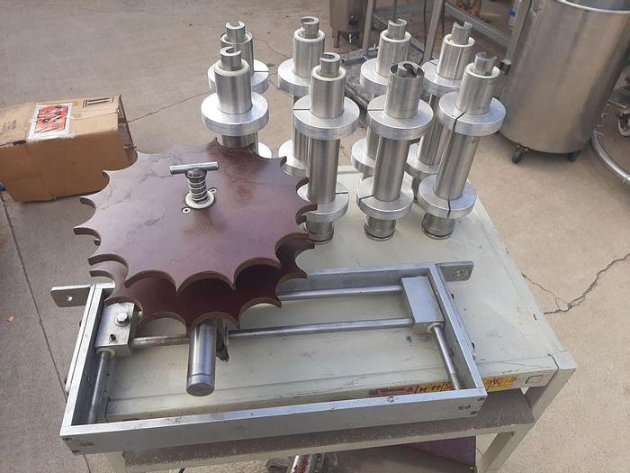 Used Filler, Piston, 8-Head, S/st, Inline, 16 Ounces #S744549