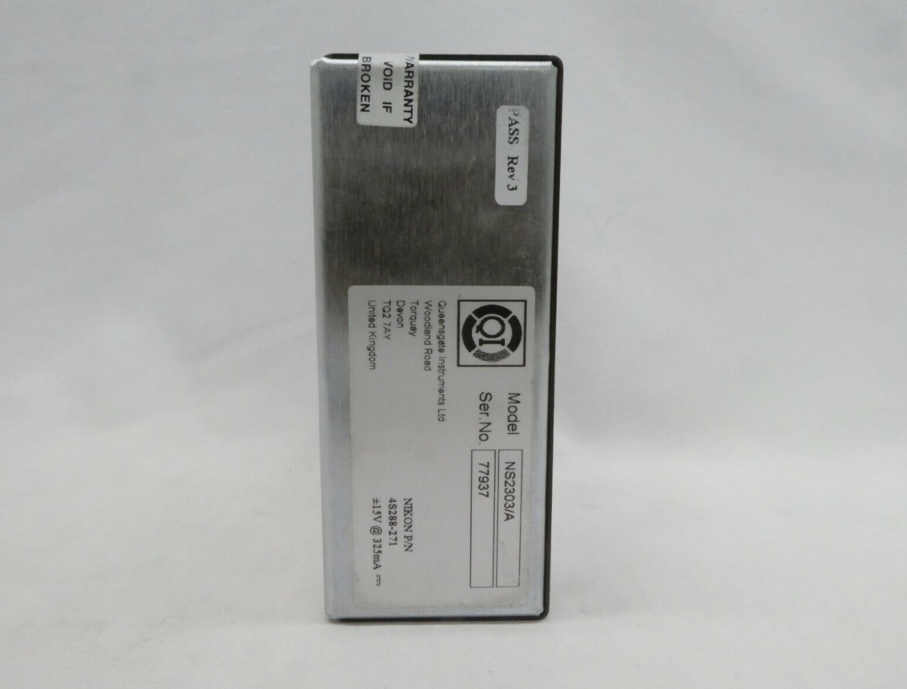 Used Queensgate NS2303/A 3-Channel Position Sensor Unit SDL Nikon 4S588-271 NSR-S307E