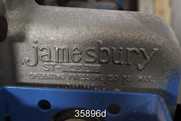Used Jamesbury 6" Ball Control Valve, 6 5150 31 3600 TT1 #35896