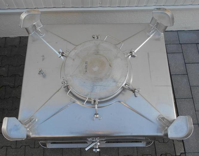 Used X 14896 D - Container 500 ltr. Stainless Steel UMFORMTECHNIK