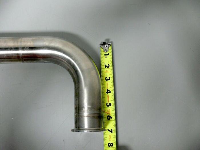 Used Lot of 2 - ITT Pure-Flo Diaphragm Valves 1" & 2" Sanitary Fittings