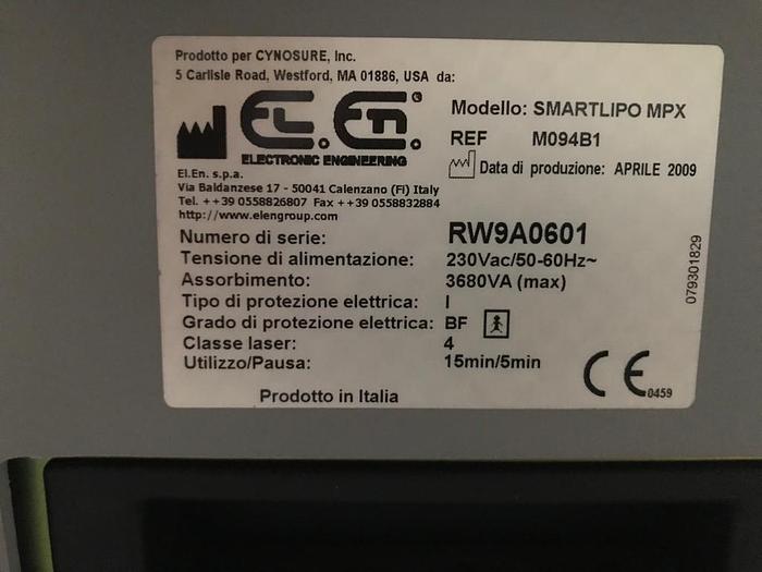 Used 2009 Cynosure SmartLipo MPX