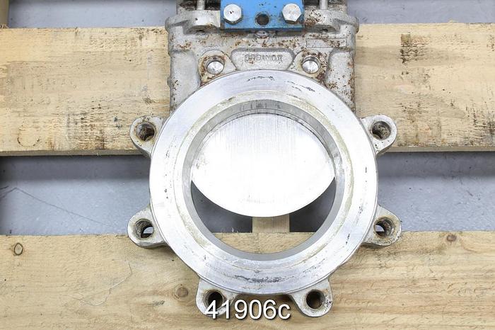 Used Orbinox 6" Air Operated Knife Gate Valve #41906