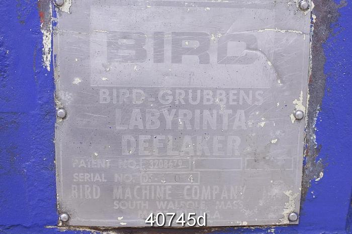Used Bird Grubbens DF2 Deflaker Power End Housing #40745