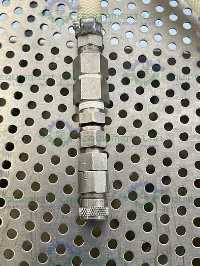 Used SF Medical  CW100 Neutrasil Silicone 129" Hose w/ Compression Fitting to Threaded