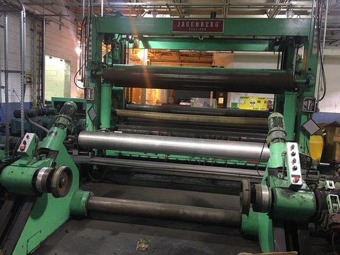 Used 140" (3.55M) JAGENBERG TYPE 45-15 SLITTER REWINDER 5000 FPM