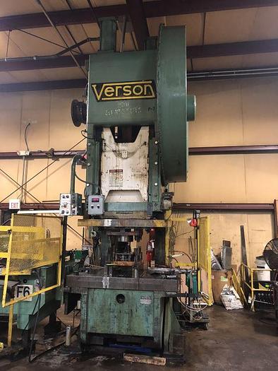 Used 250 TON VERSON GAP FRAME PRESS