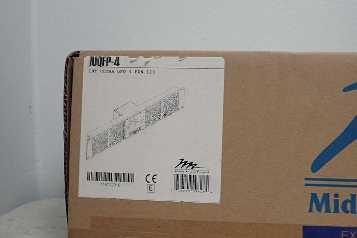 Used Middle Atlantic IUQFP-4 Ultra Quiet Quad Fan Panel
