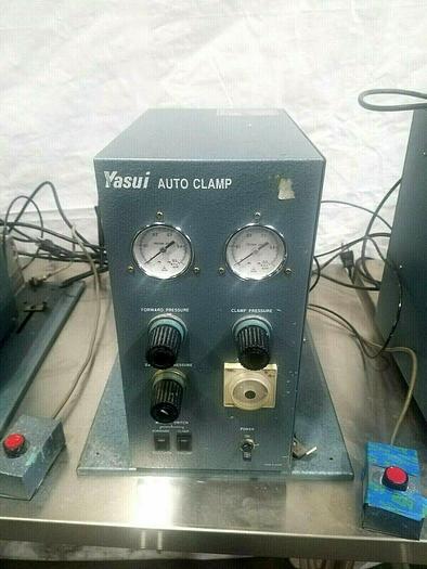 Used Yasui AC-2AU Auto Clamp Wax Injectors Lost Wax Mold Clamp Injection Casting