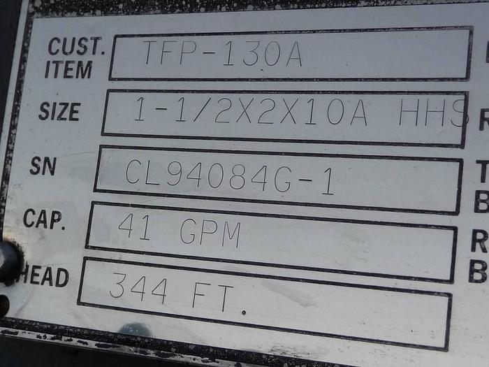 Union HHS Centrifugal Pumps – Unused (Qty 2) with Siemens Motors