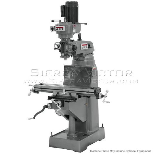 JET JVM-836-3 Step Pulley Milling Machine 230V 3Ph 690038