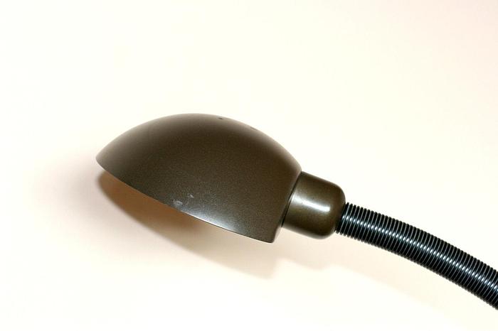 Used 1 x Vintage DDR office floor lamp , Well preserved , Bundeswehr , ideal for dealers