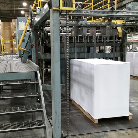 Used 88" CLARK AIKEN MODEL KSS1006 ROTARY KNIFE SHEETER UPGRADED 1992