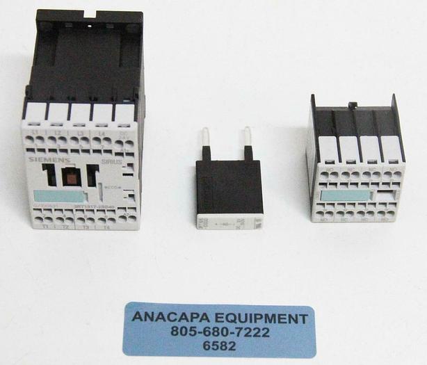 Siemens Sirius 3RT1317-2BB40 3RH1911-2FA22 Contactors NEW LOT OF 3 (6582)