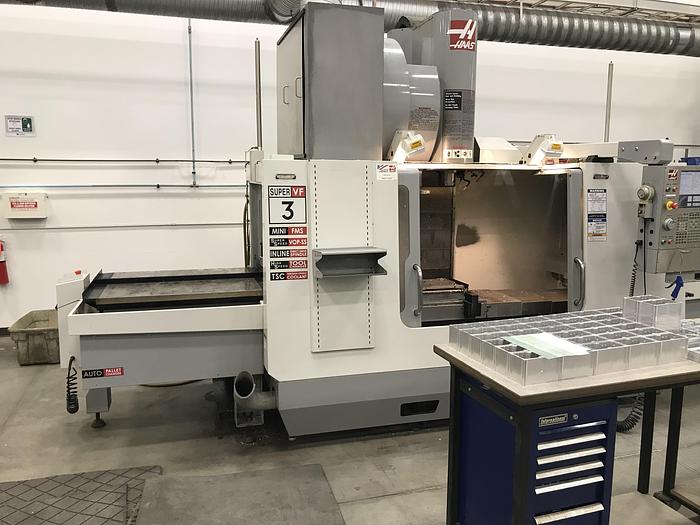 Used Haas VF-3ss CNC Vertical Machining Center With Pallet Changer