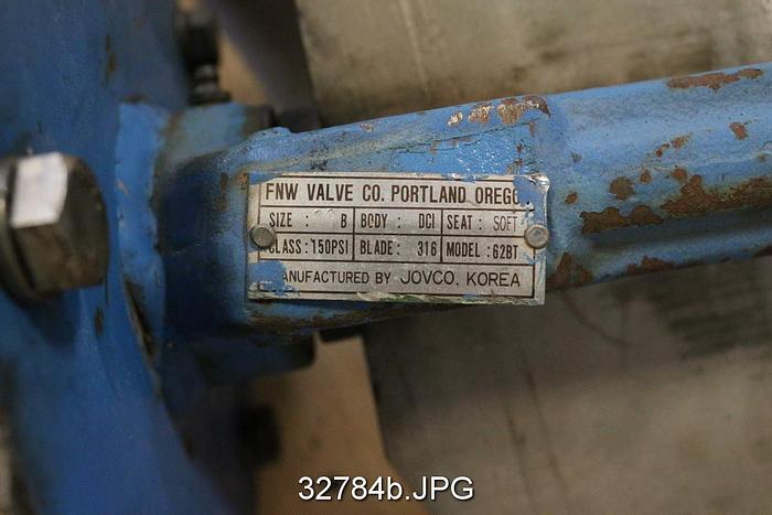 Used FNW 14" Hand Operated Knife Gate Valve #32784