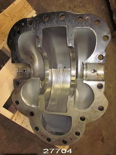 Used Goulds 3410 Goulds 3410, 10X12X12, Stainless Steel Casing,  12.5" Diameter Impeller, 7-Vane Stainless Steel Impeller, Stainless Steel Wear Rings, Mechanical Seals. #27704