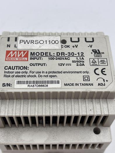 Used MEAN WELL DR-30-12