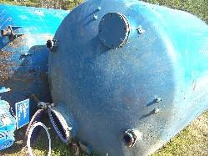 Used Pfaudler 2000 gallon chemstor vertical glass lined tank