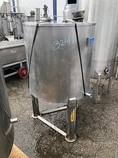 Used PTI 90 Gallon Vertical Stainless Steel Tank #3248