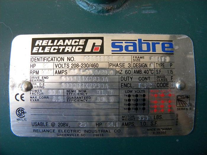 Used CINCINNATI FAN MDL HP8E26 TRIM BLOWER 25HP WITH VENTURI