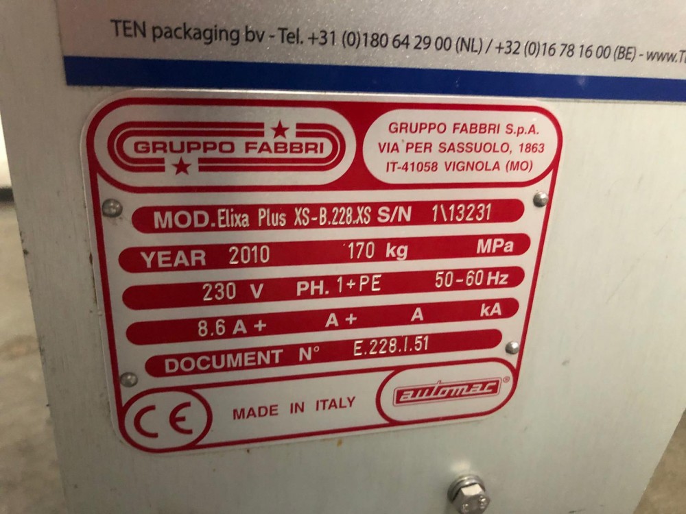 Used Automac Elixa XS plus.