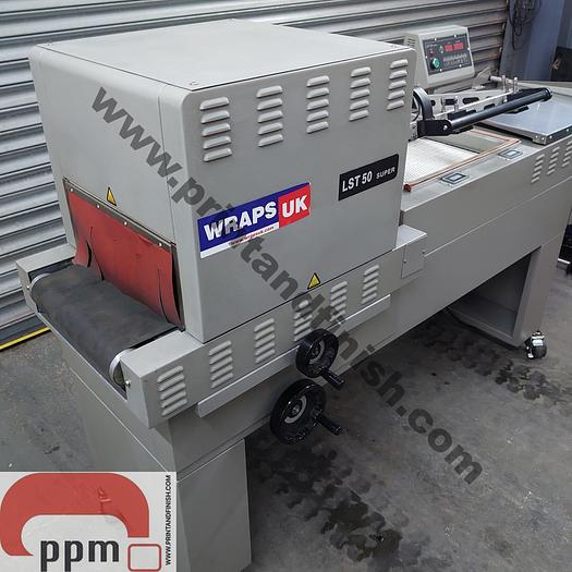 Used Wraps UK LST50 Semi Automatic L Sealer & Heat Tunnel