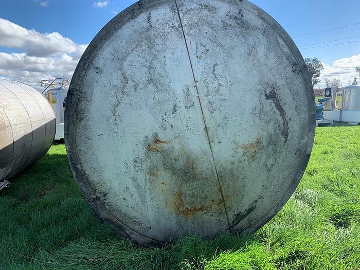 Used Tank, 6,000 Gallon, 316 Stainless Steel, UL 142, 7'6" x 18', Agitated #S743621