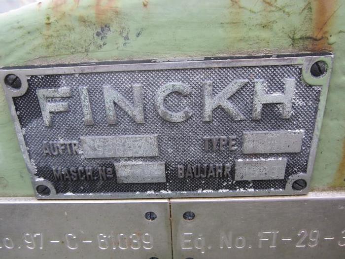Used FINCKH MDL. HICO SIZE 3 PRESSURE SCREEN S/S