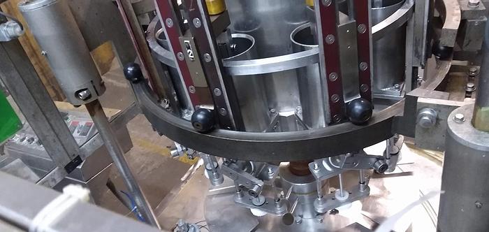 Used MRM 8 piston filler rotary w liter pistons